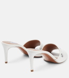 Alaïa Oeillets embellished leather sandals