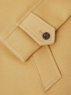 CELINE - Brushed Wool-Felt Coat - Brown