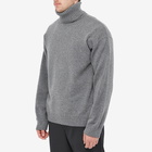 A.P.C. Men's Marc Chunky Roll Neck Knit in Heathered Grey