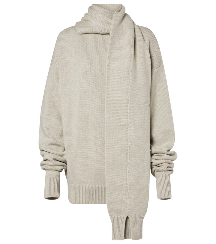 Photo: Calvin Klein Collection Scarf-detail cashmere sweater