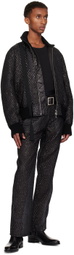 Helmut Lang Black Bubblewrap Worker Trousers