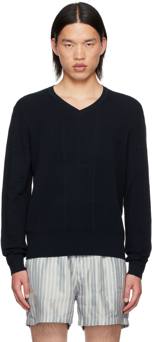 Tiger of Sweden Navy Nathaniel Sweater
