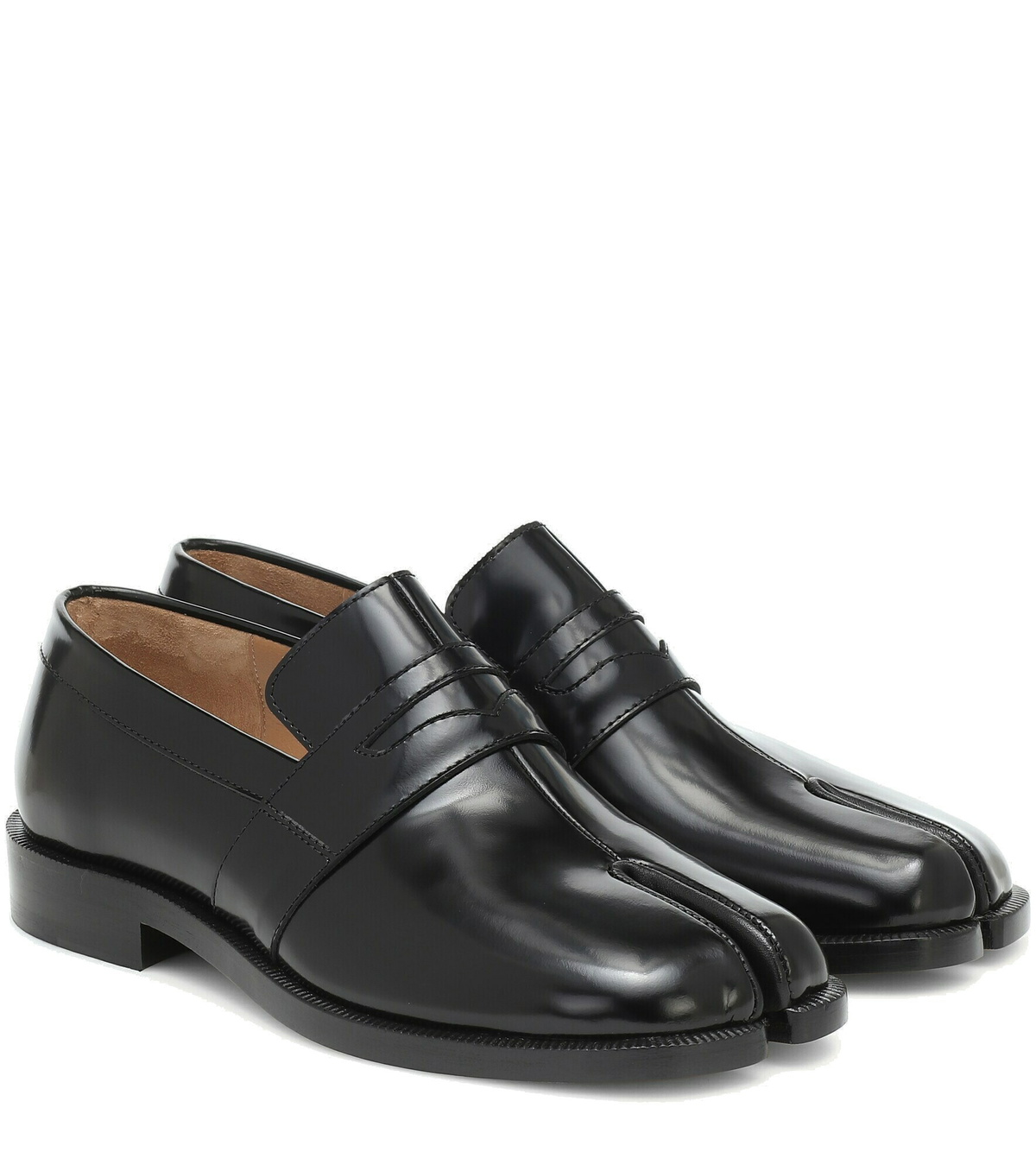 Maison Margiela - Tabi leather loafers Maison Margiela