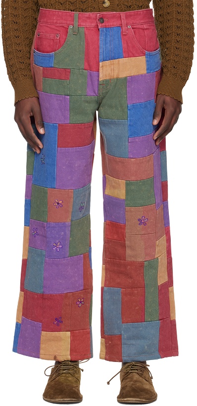 Photo: Glass Cypress Multicolour Picnic Jeans