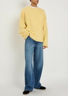 The Elder Statesman Hunter Wide-leg Jeans Blue