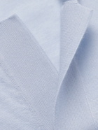 Gabriela Hearst - Stendhal Cashmere Polo Shirt - Blue