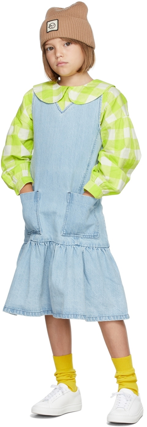 wynken denim dress Retrofete Aleyni Dress in Blue