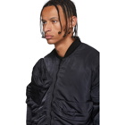 Julius Black Pocket Bomber Jacket