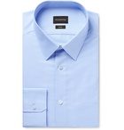 Ermenegildo Zegna - Light-Blue Slim-Fit Cotton Shirt - Light blue