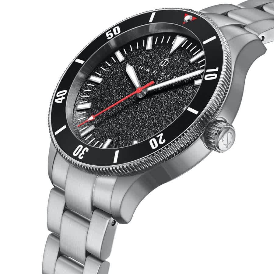 Nautis Deacon Black Dial Mens Watch NAUN101-1