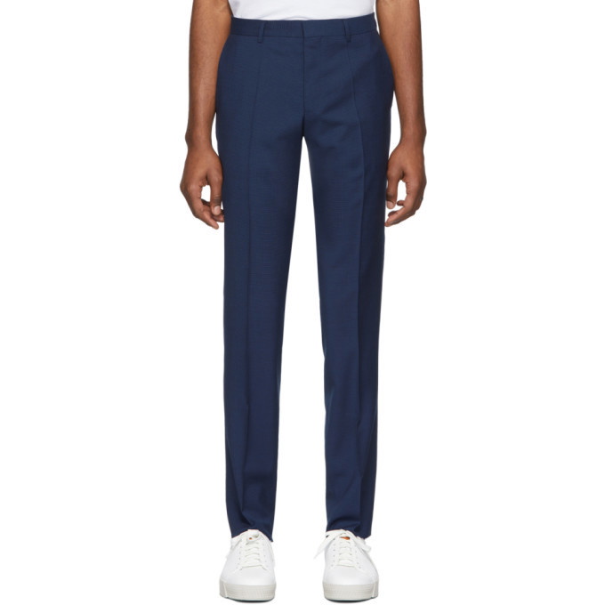 Photo: Boss Blue Genius Slim-Fit Trousers