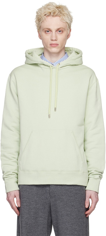 Photo: Lanvin Green Embroidered Hoodie