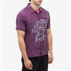 Jungles Jungles x Keith Haring Resist Vacation Shirt in Purple