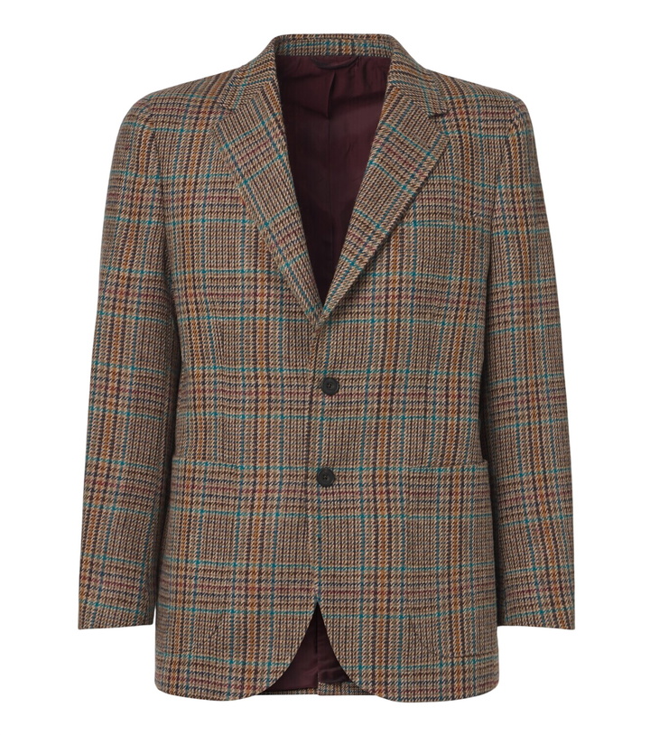 Photo: Rubinacci Checked virgin wool blazer