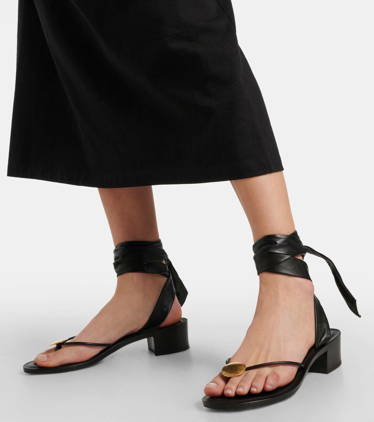 The Row Cord leather thong sandals The Row