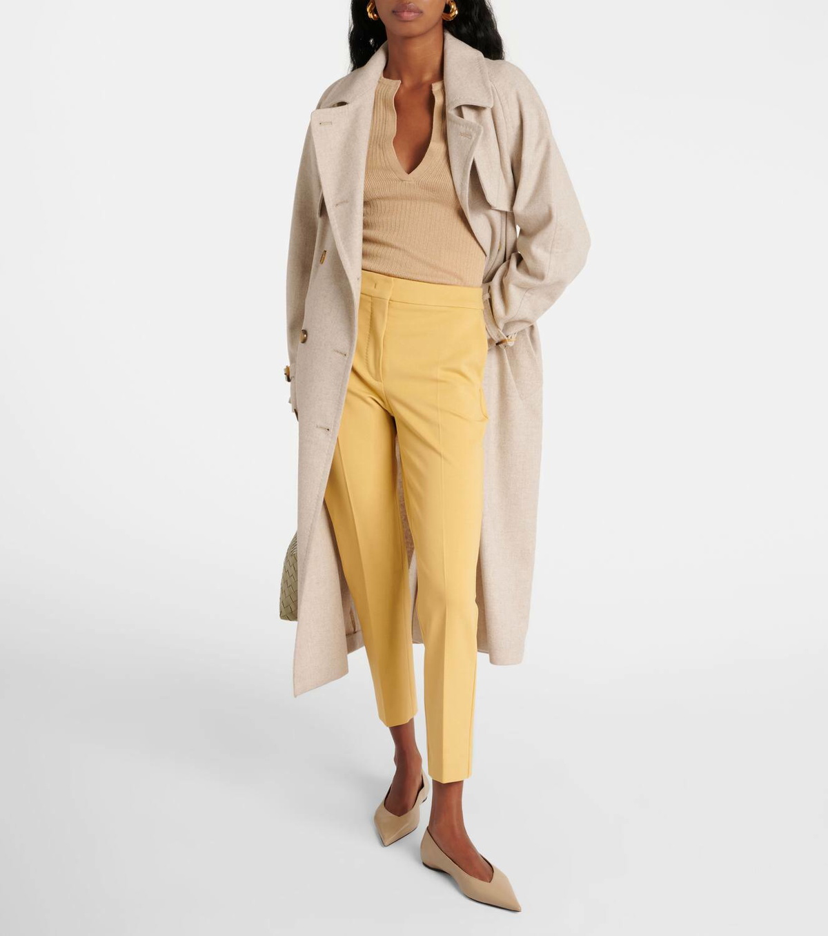 Max Mara Pegno cropped jersey slim pants Max Mara Max Mara Pegno cropped jersey slim pants Max Mara