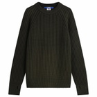 Junya Watanabe MAN Men's Double Sided Ribbed Knit in Grey Blue