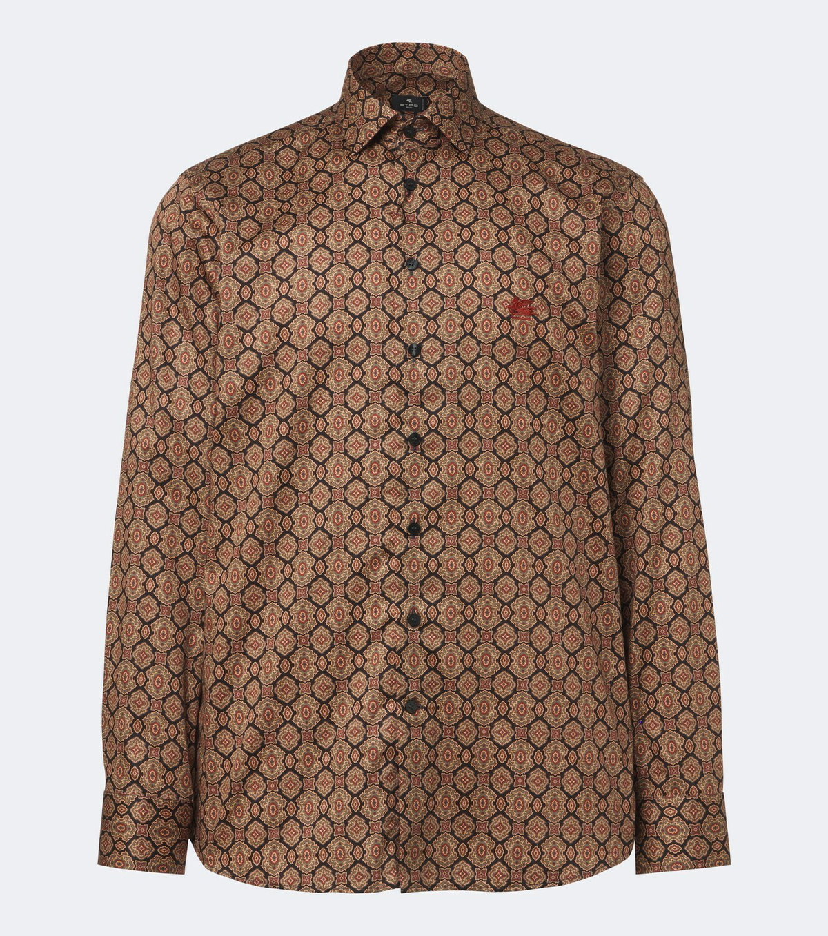 Etro Printed cotton poplin shirt