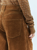 Sportmax Flocked Denim Pants