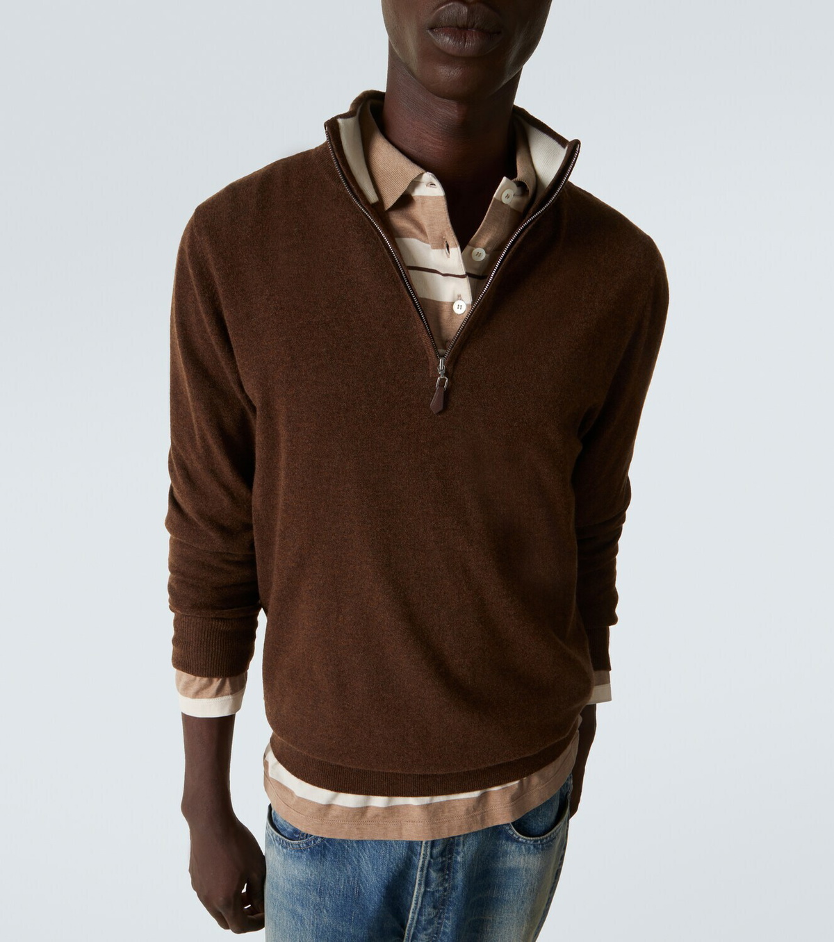 Arch4 Mr Fenchurch cashmere half-zip sweater