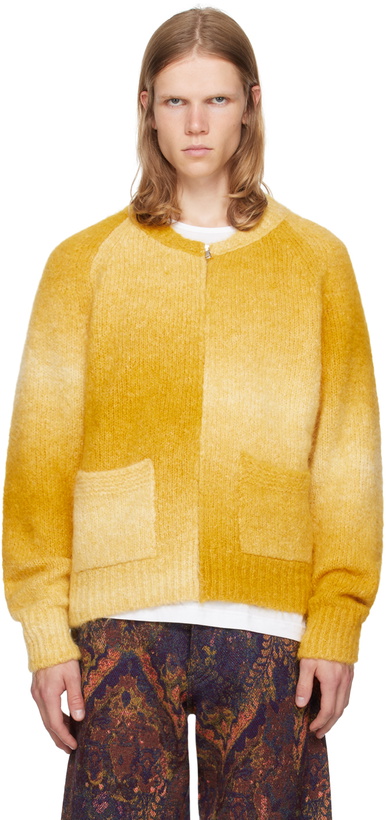 Photo: Sunflower Yellow Ombre Cardigan