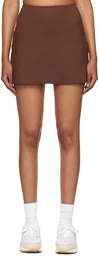 Girlfriend Collective Brown Compressive Skort