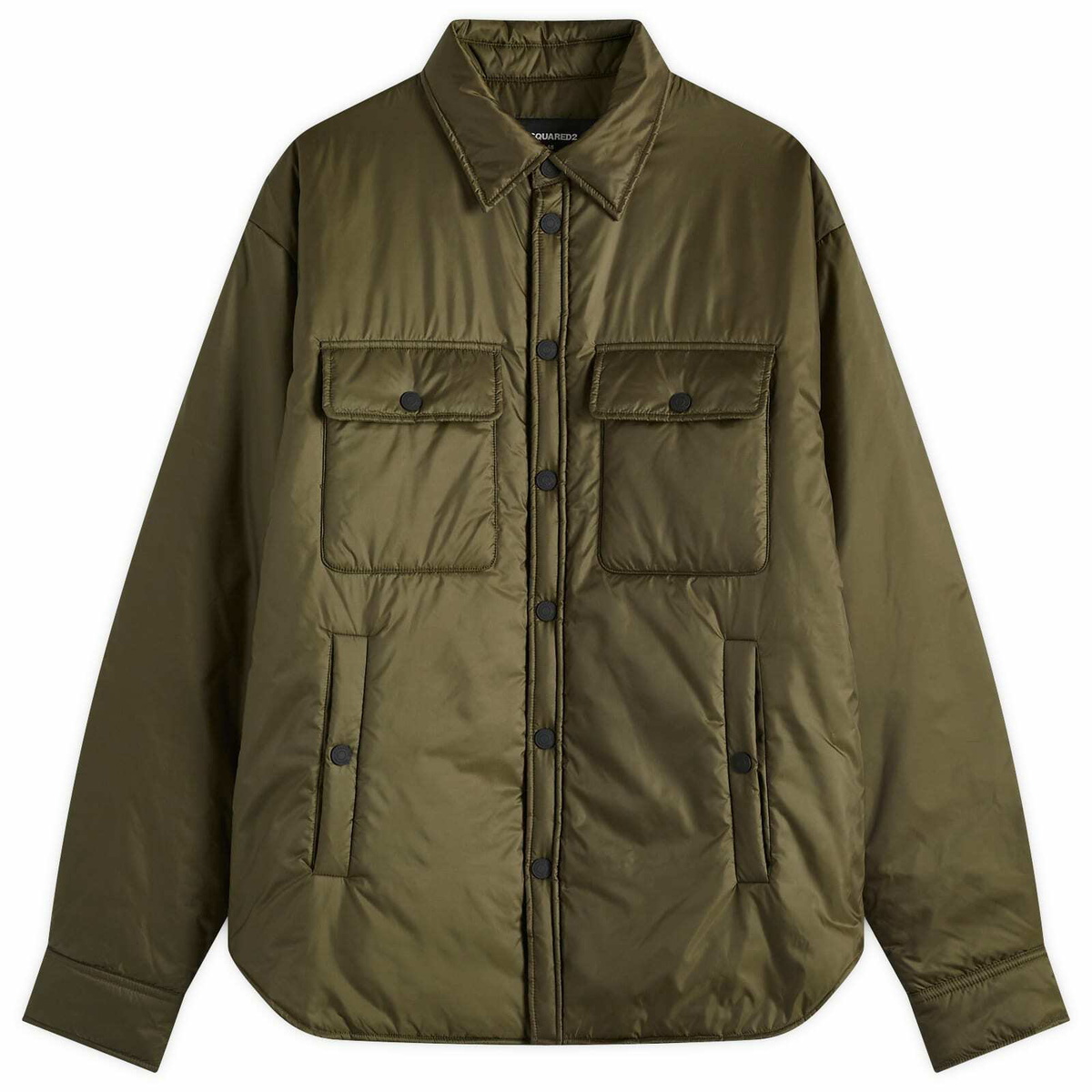 Dsquared2 Black Quilted Down Jacket Dsquared2