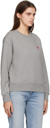 AMI Alexandre Mattiussi Grey Ami De Coeur Sweatshirt