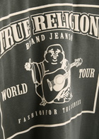 True Religion Big T Hooded Cotton-blend Sweatshirt Grey