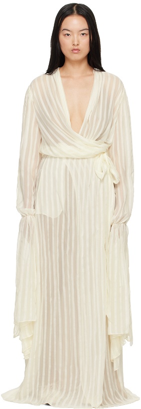 Photo: Stella McCartney Off-White Wrap Maxi Dress