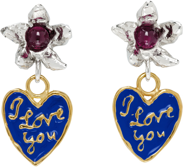 Photo: Chopova Lowena Silver Lovers Drop Earrings