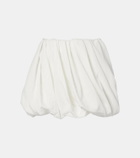 JW Anderson Gathered pinstripe balloon miniskirt