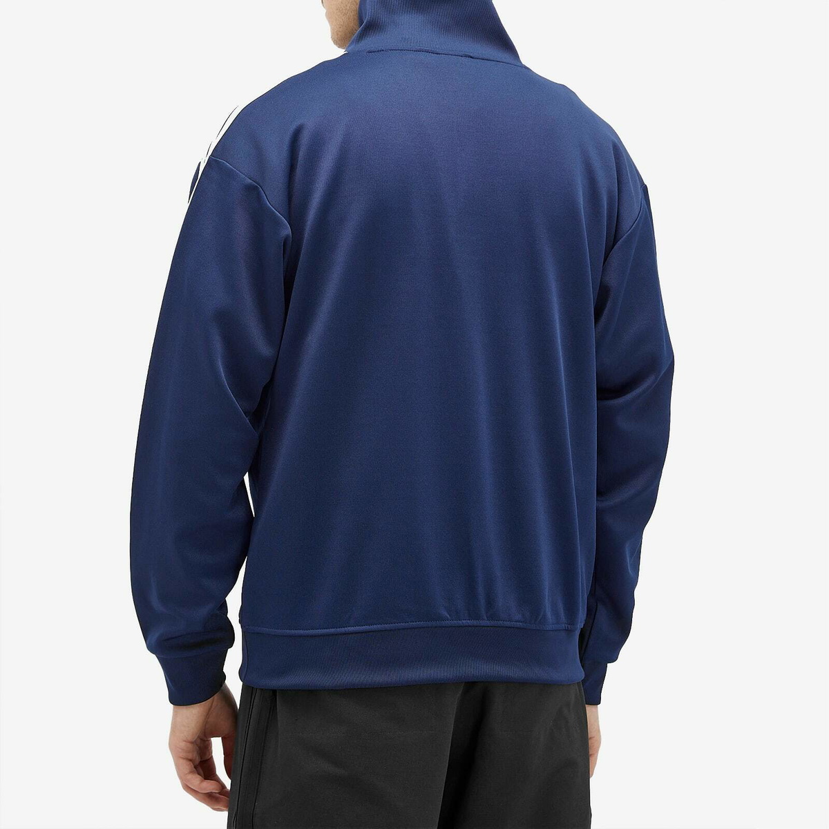 Adidas Men's Funnelneck Track Top in Night Indigo adidas