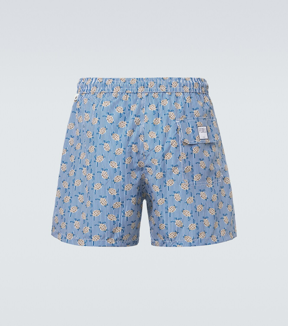 Fedeli Madeira printed swim trunks