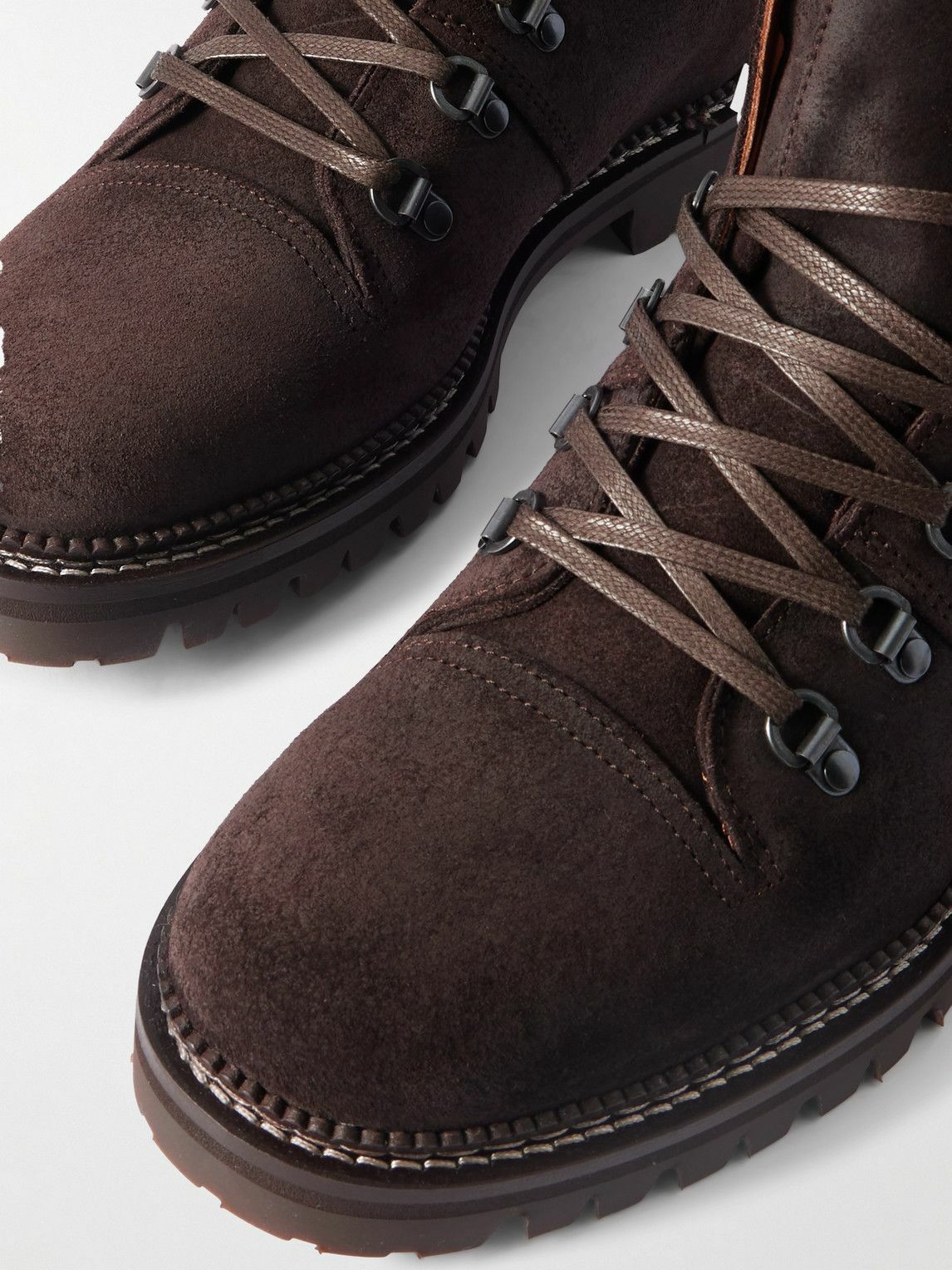 Mr P. - Jacques Suede Hiking Boots - Brown