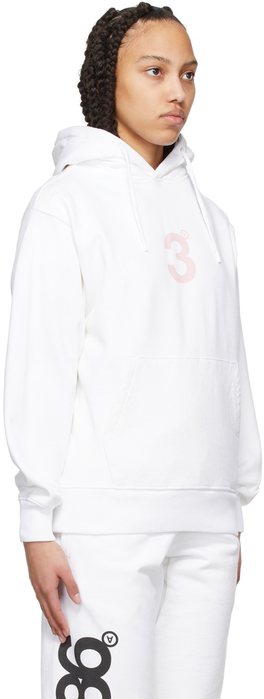 Aitor Throup’s TheDSA SSENSE Exclusive White Graphic Hoodie