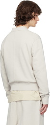 Entire Studios Off-White Pod Crew Sweatshirt