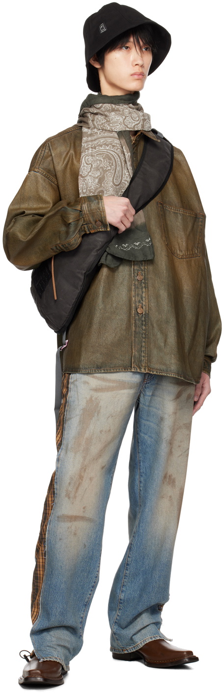 Acne Studios Gray Sling Bag Acne Studios