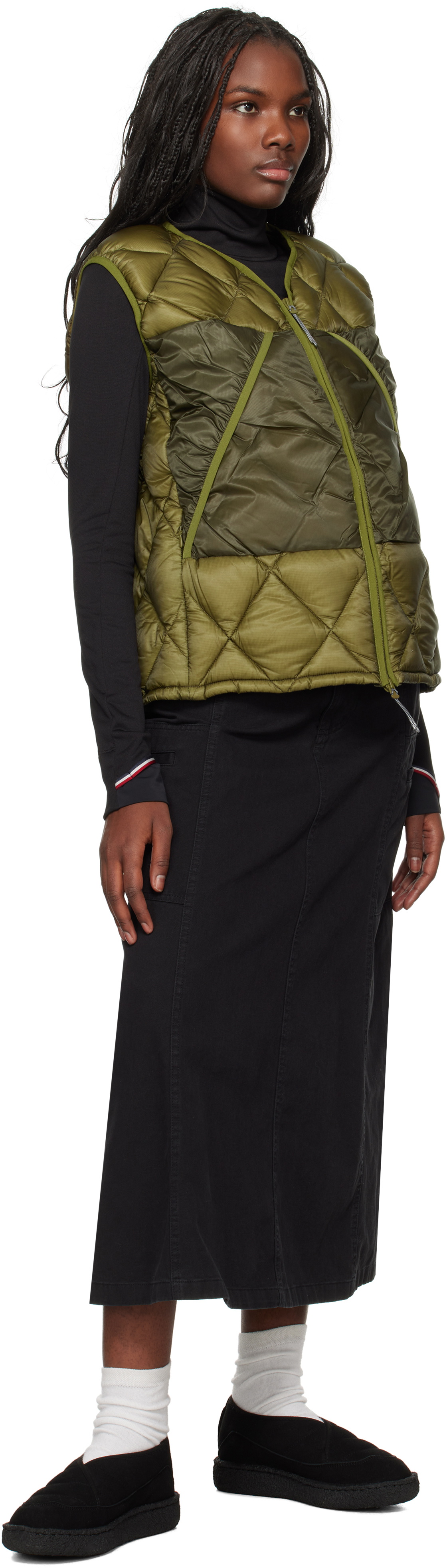 ROA Khaki Light Down Vest