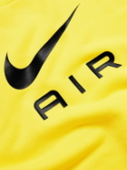 Nike - Sportswear Logo-Print Cotton-Jersey Sweatshirt - Yellow