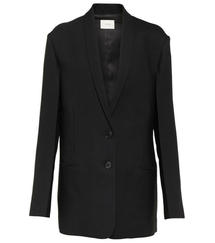 Photo: The Row Caped single-breasted wool blazer