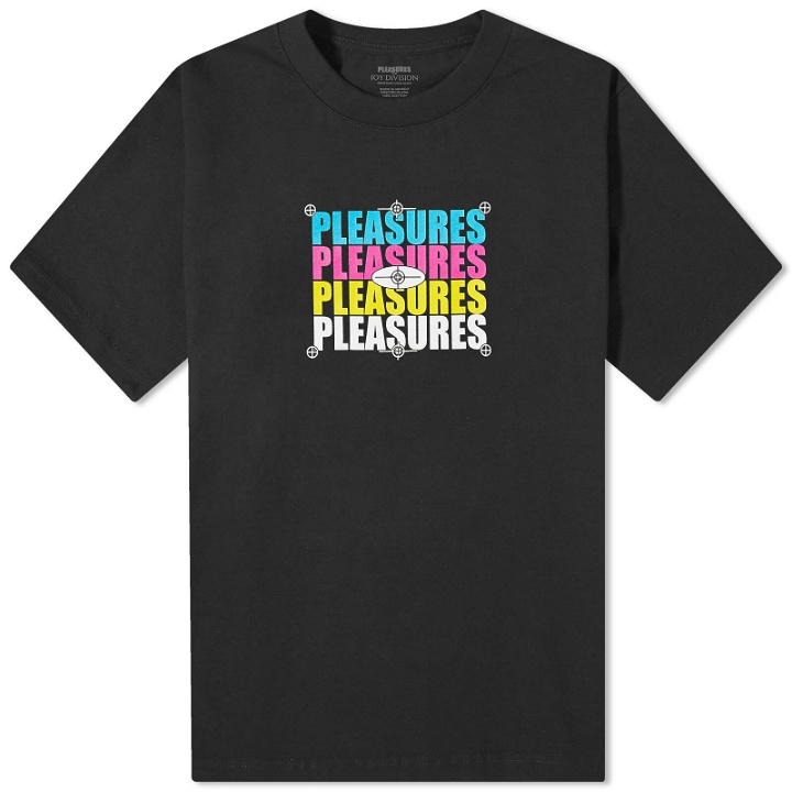 Photo: Pleasures Men's CMYK T-Shirt in Black