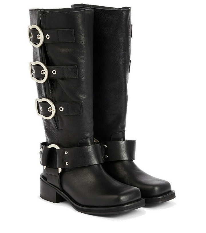 Photo: Dorothee Schumacher Embellished leather knee-high boots