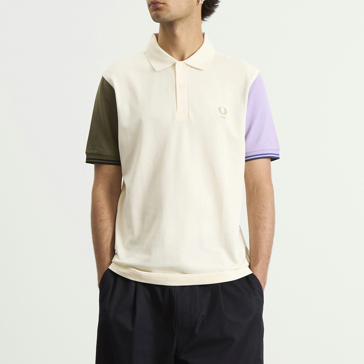 Comme des Garçons SHIRT Men's X Fred Perry Polo Shirt in Multi