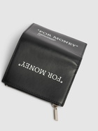 OFF-WHITE Quote Bifold Leather Zip Wallet