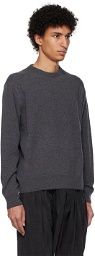 LEMAIRE Gray Crewneck Sweater