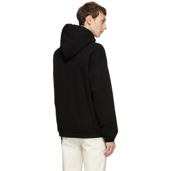 Alexander Wang Sculpted Zip Up Hoodie in Black