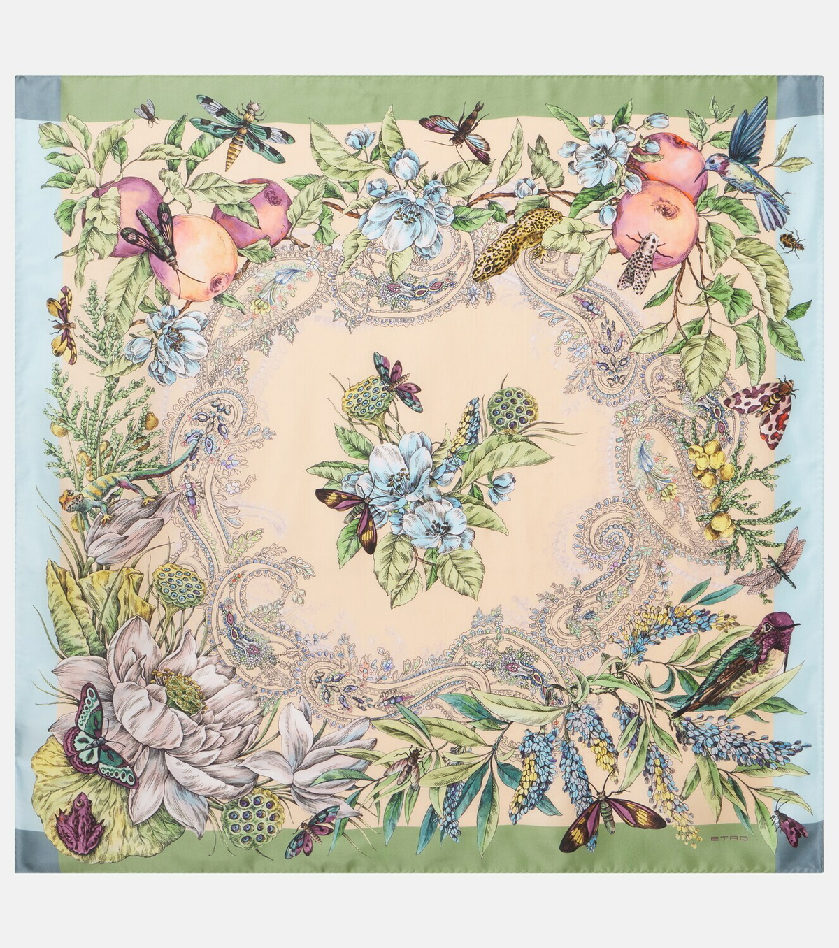 Etro Norma floral silk scarf