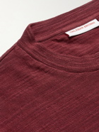 Orlebar Brown - Sammy II Garment-Dyed Slub Cotton-Jersey T-Shirt - Red