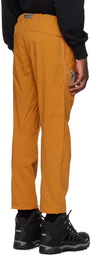 and wander Orange Light Hike Trousers